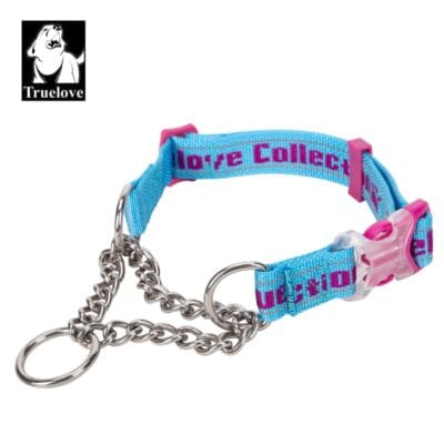 Truelove Dog Collar with Stainless Steel Chain