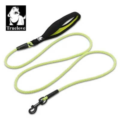Truelove Nylon Rope Dog Leash with 3M Reflective
