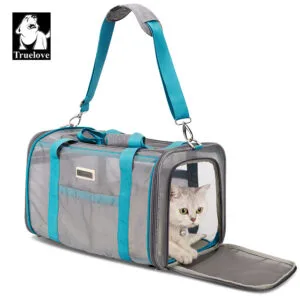 Transparent Mesh Ventilation Pet Carrier