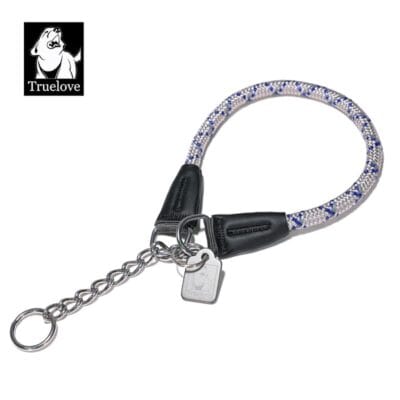 Truelove Secure Fit Durable Collar with Stainless Steel Safety Chain