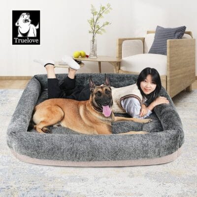 Truelove Warmth and Support Eco-Friendly Pet Bed with Handle