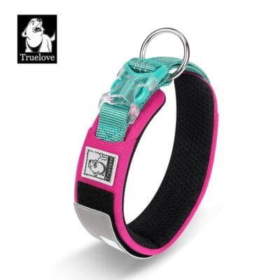Truelove High Quality Multifunctional Personalized Dog Collar Soft Pet Collar Tactical